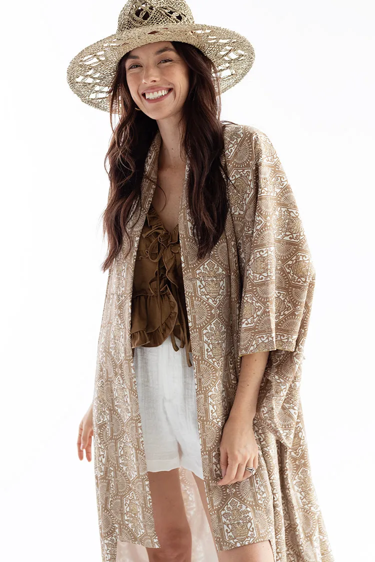 Flea Style Lainey Straw Wide Brim Hat