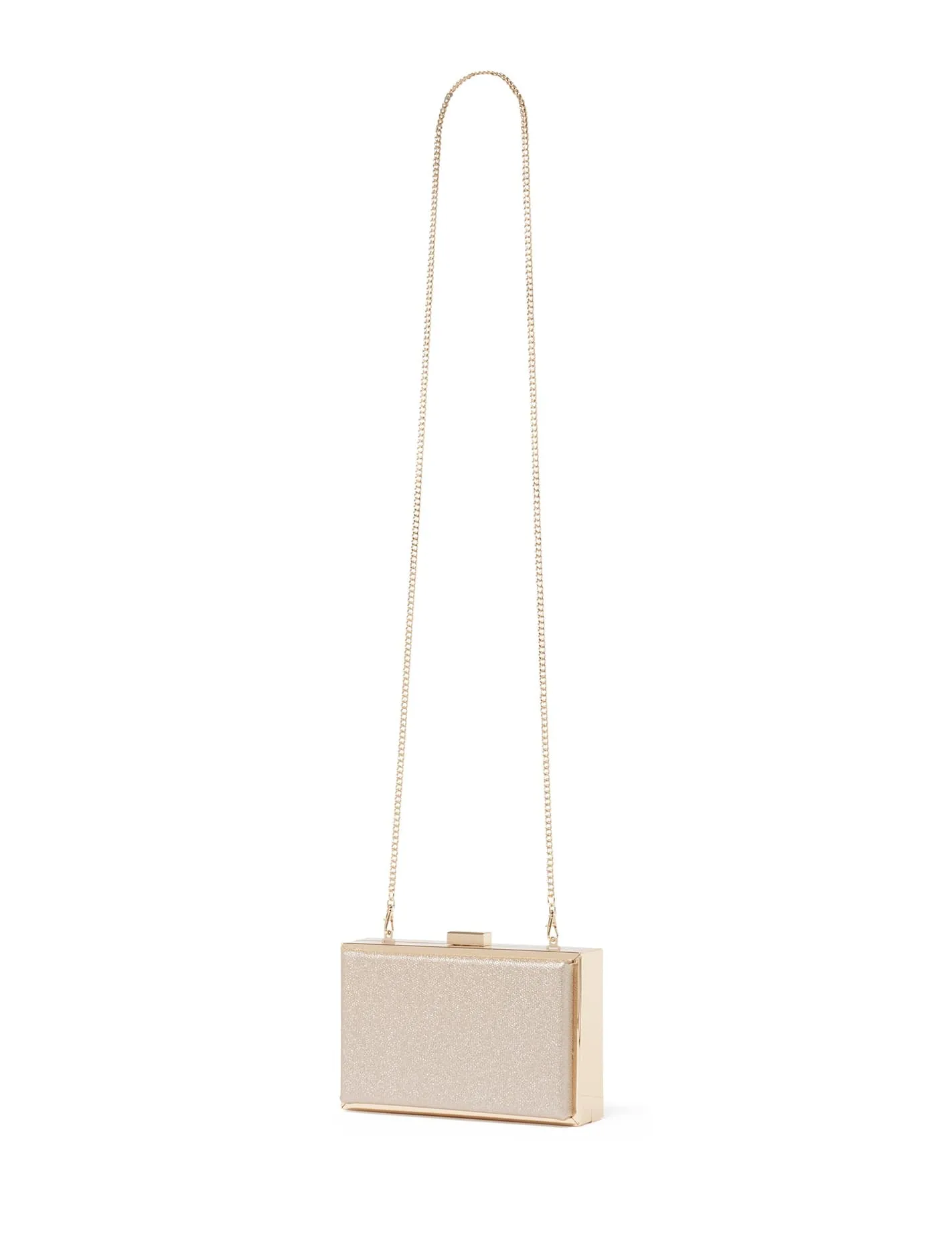 Jane Metal Frame Box Clutch