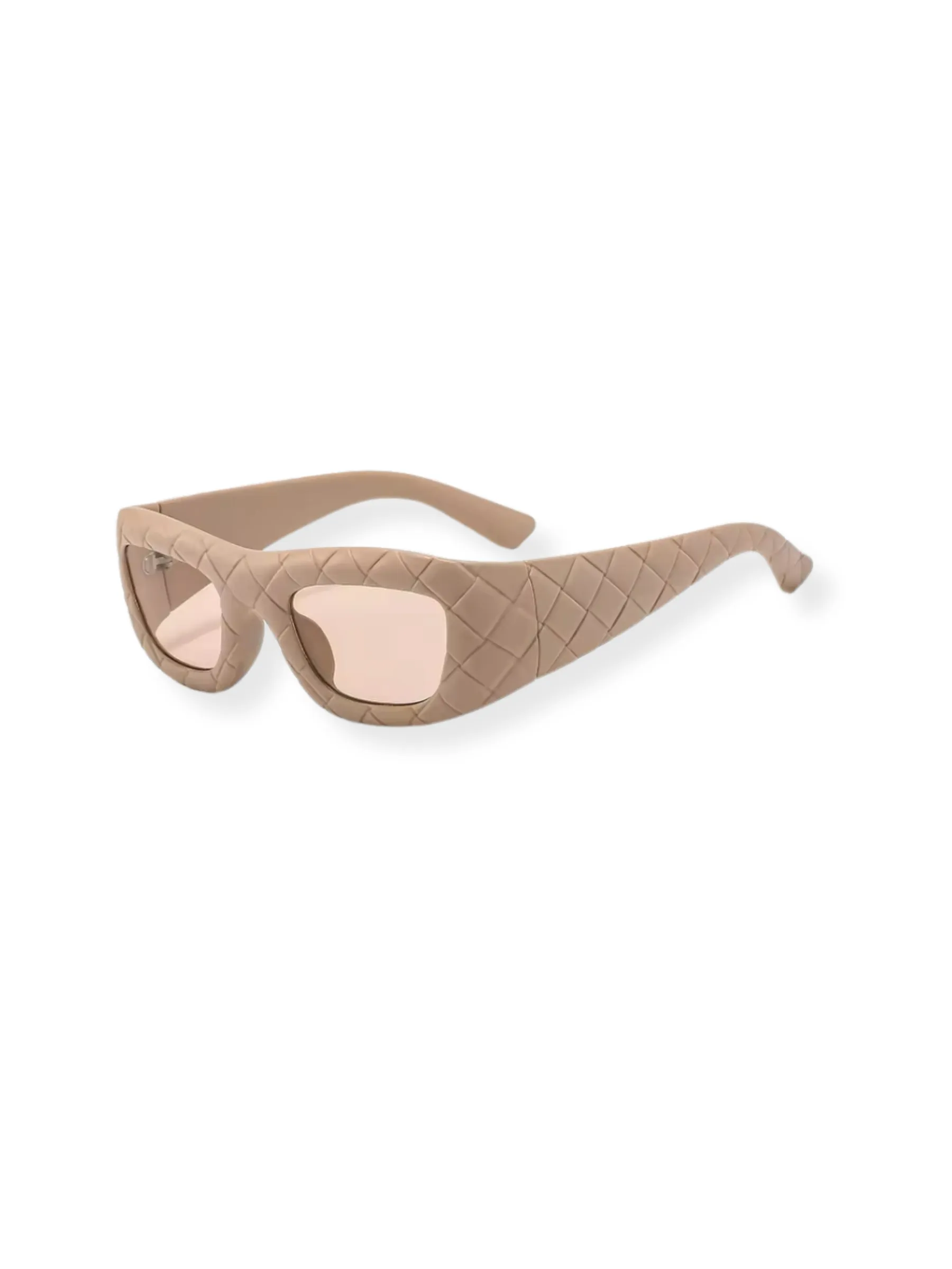 Lattice Sunglasses Beige