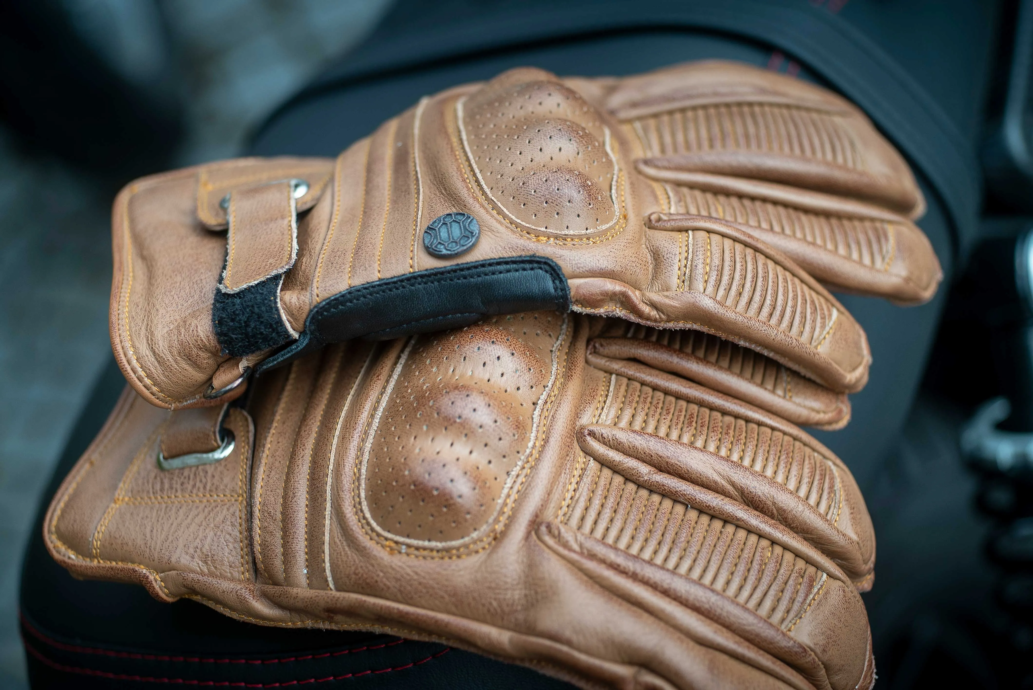 Motorradhandschuh Camel Classic