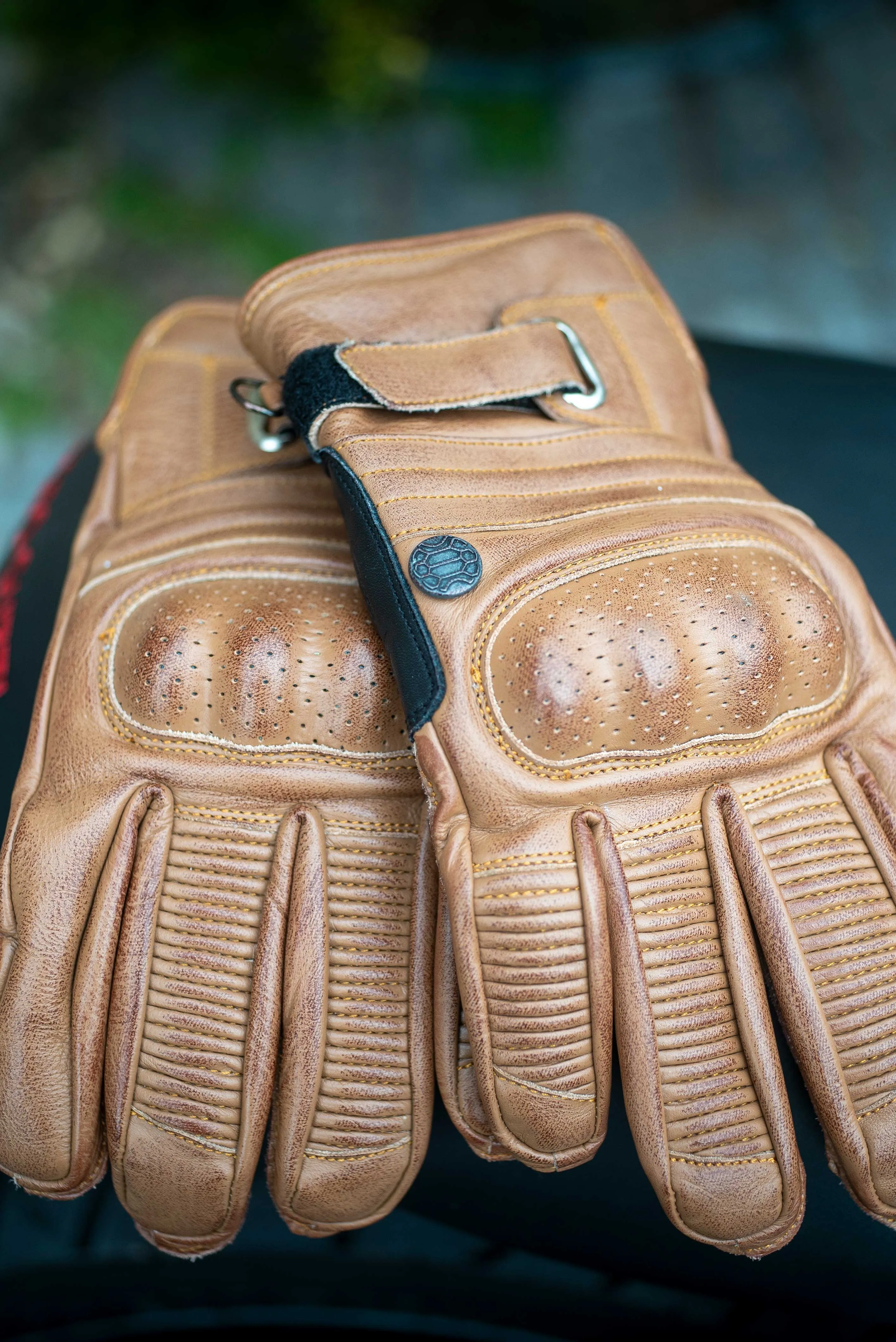 Motorradhandschuh Camel Classic