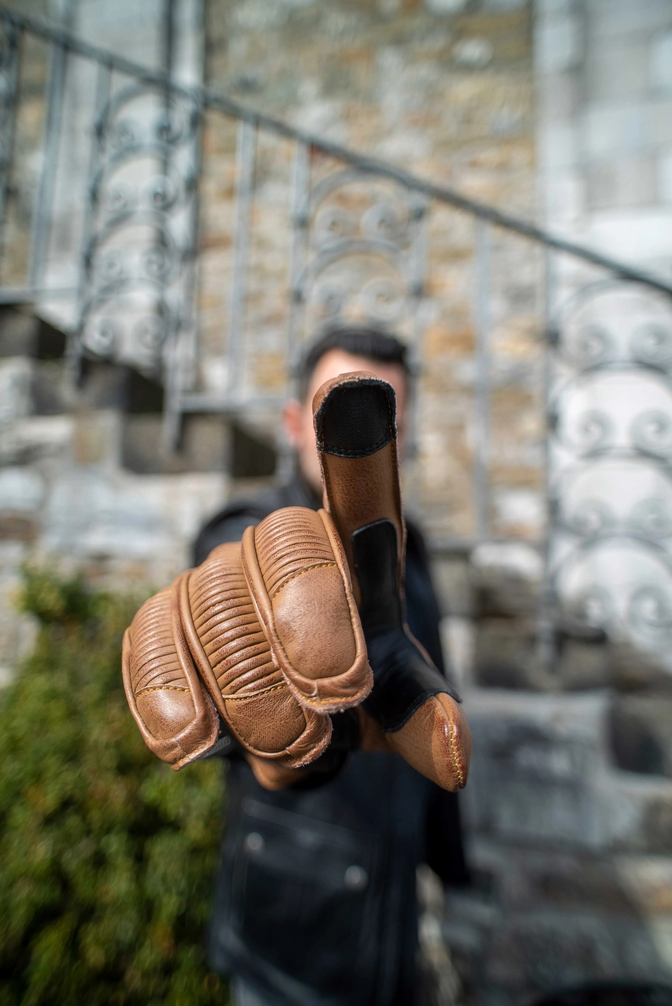 Motorradhandschuh Camel Classic