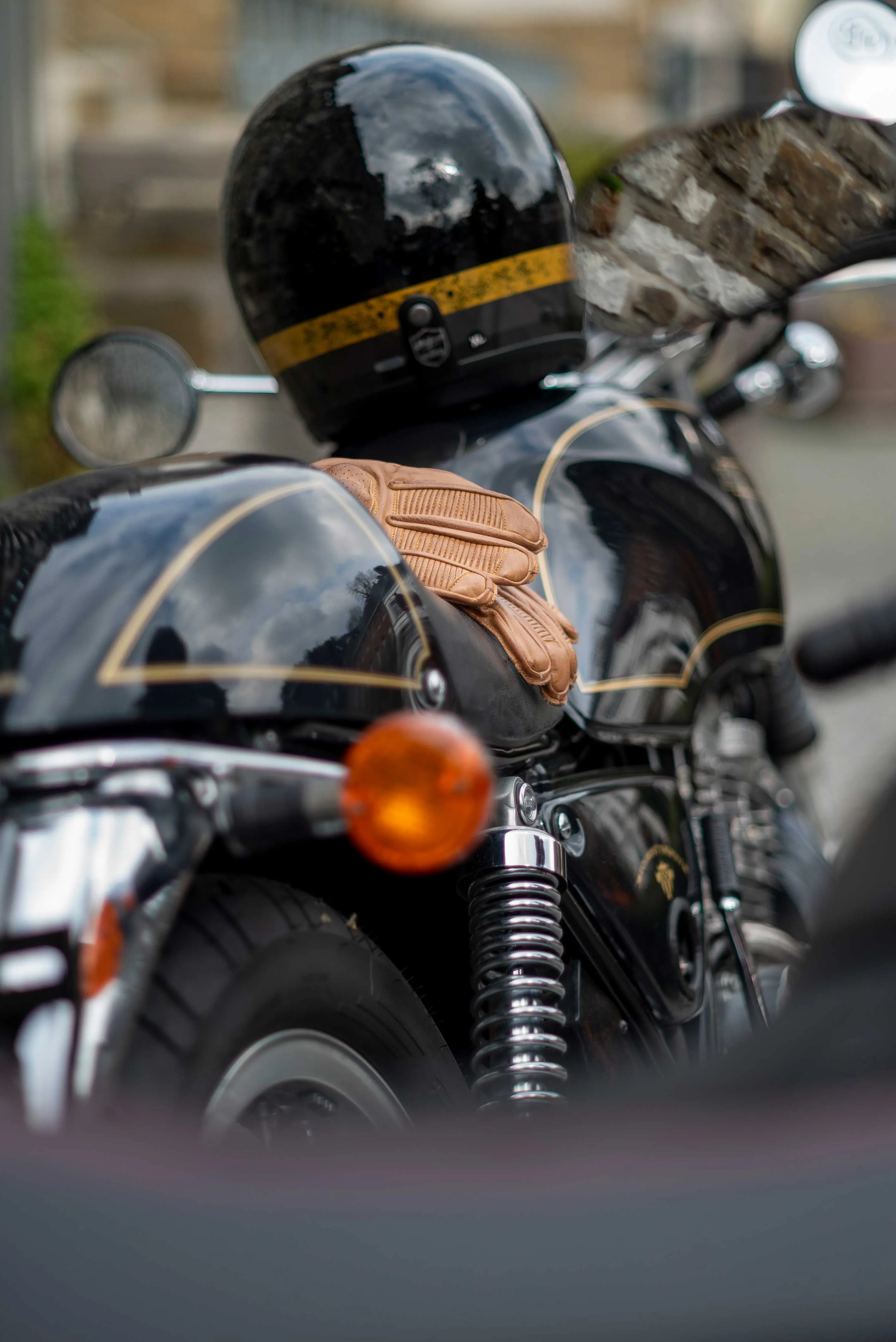 Motorradhandschuh Camel Classic