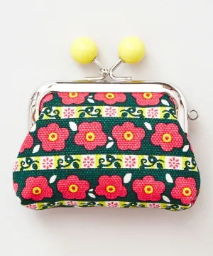 Polish Pottery Pattern GAMAGUCHI Clutch Coin Purse