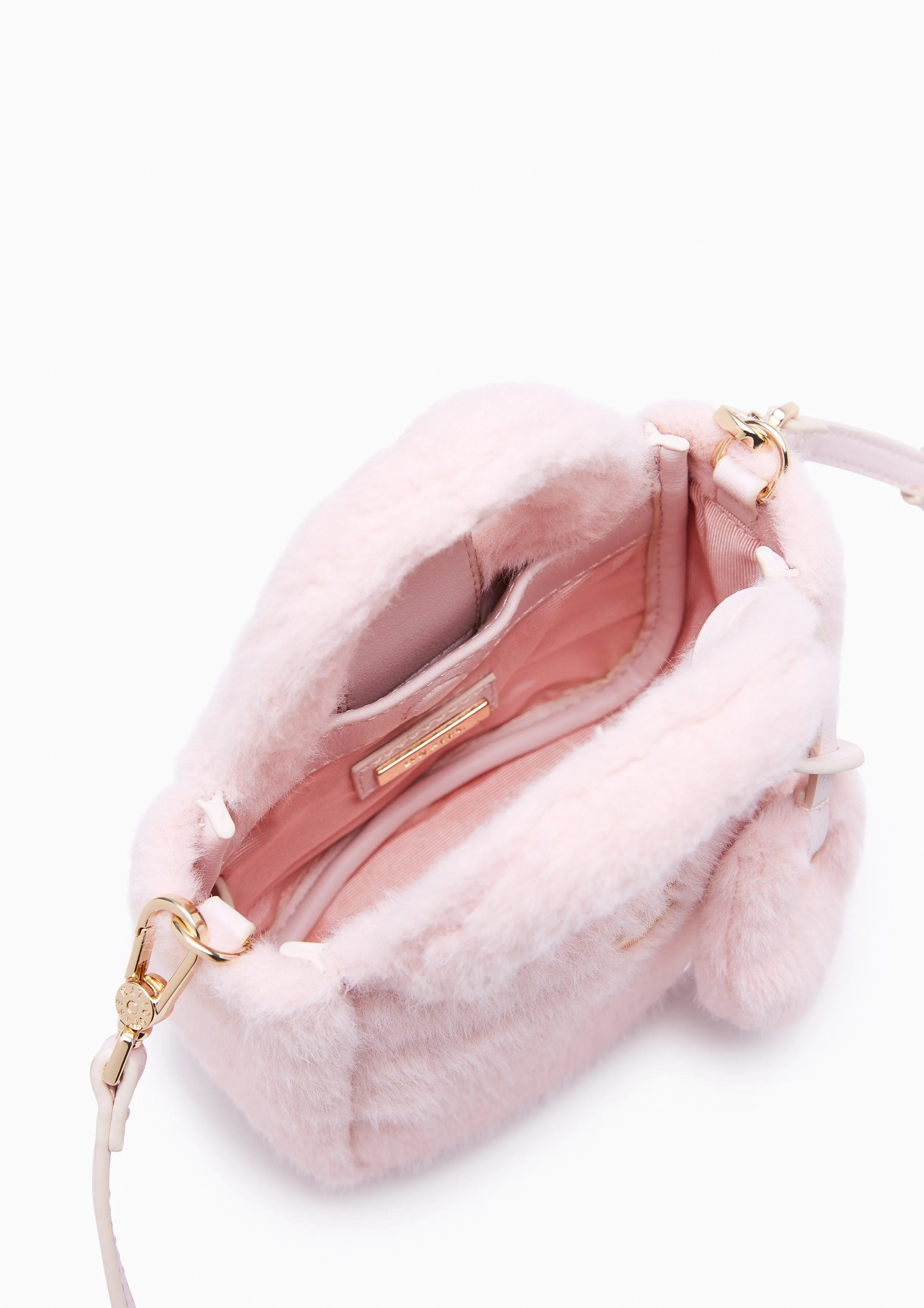 Rosalie Mini Tote (Fur) Handbag Pink