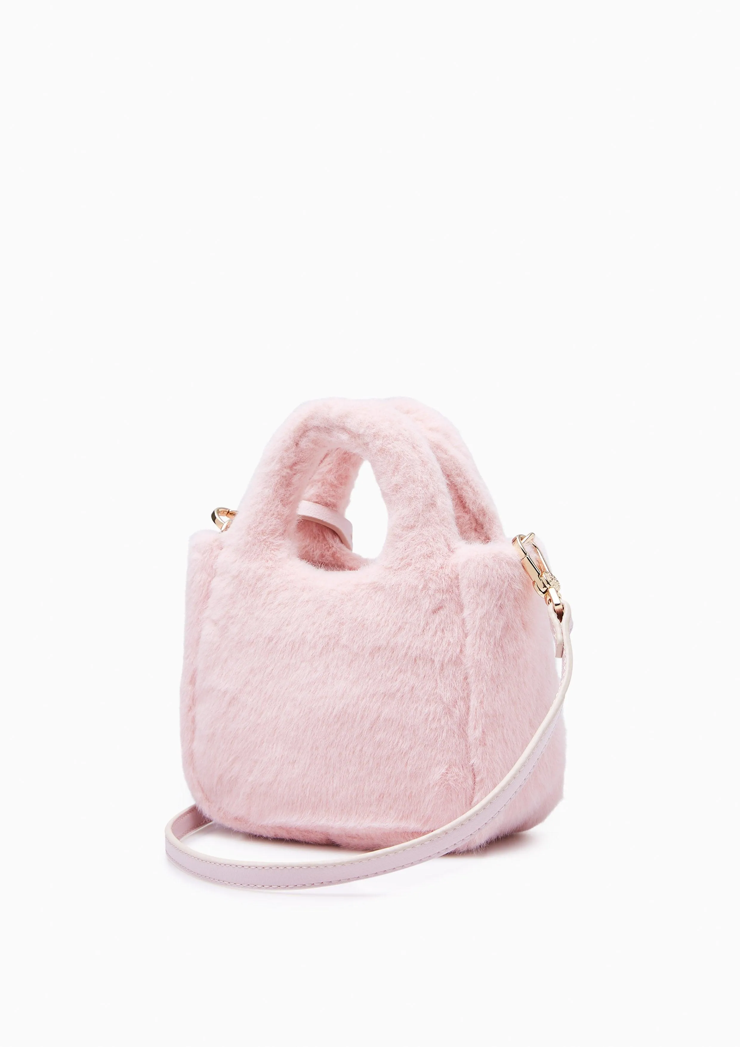 Rosalie Mini Tote (Fur) Handbag Pink