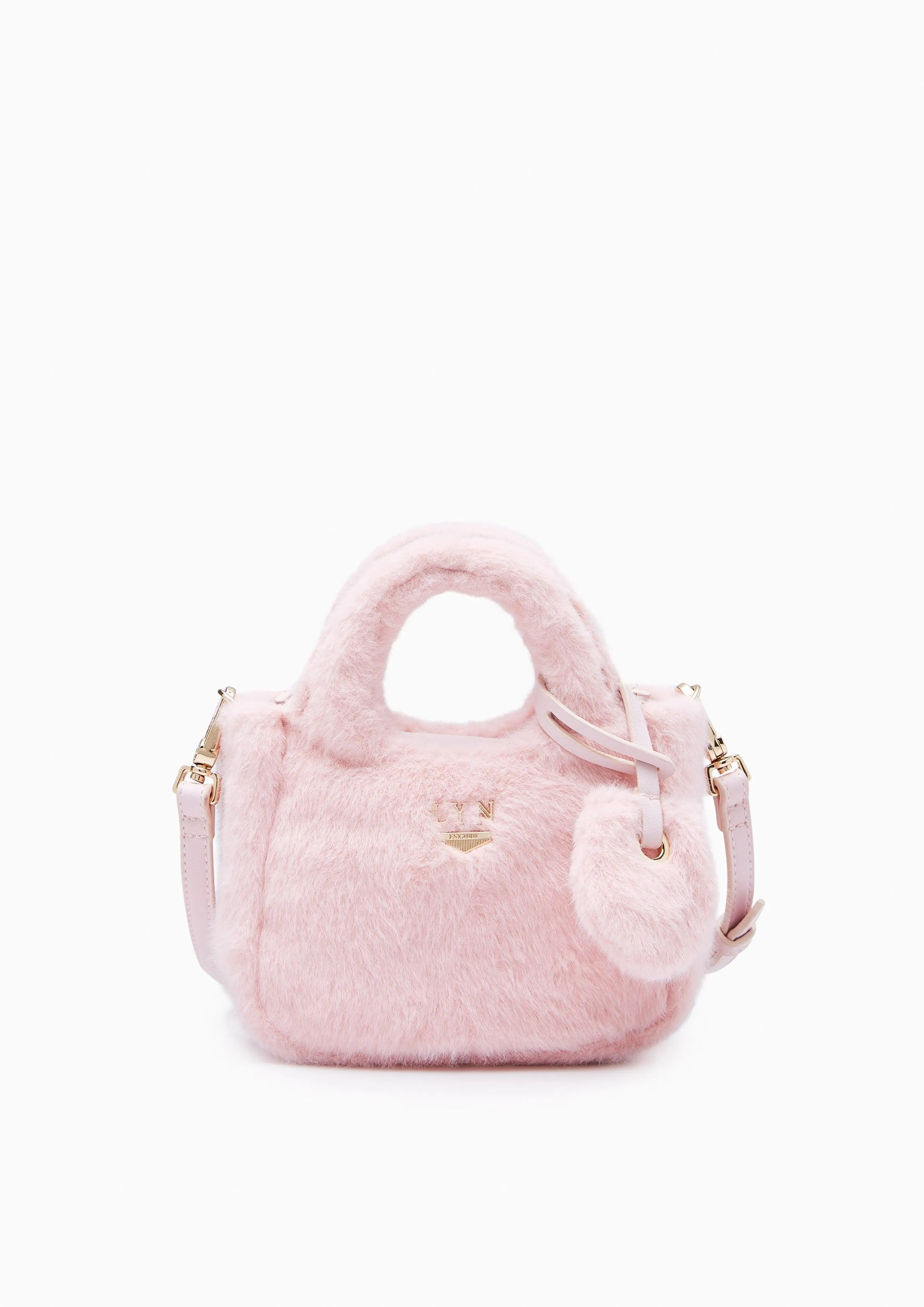 Rosalie Mini Tote (Fur) Handbag Pink
