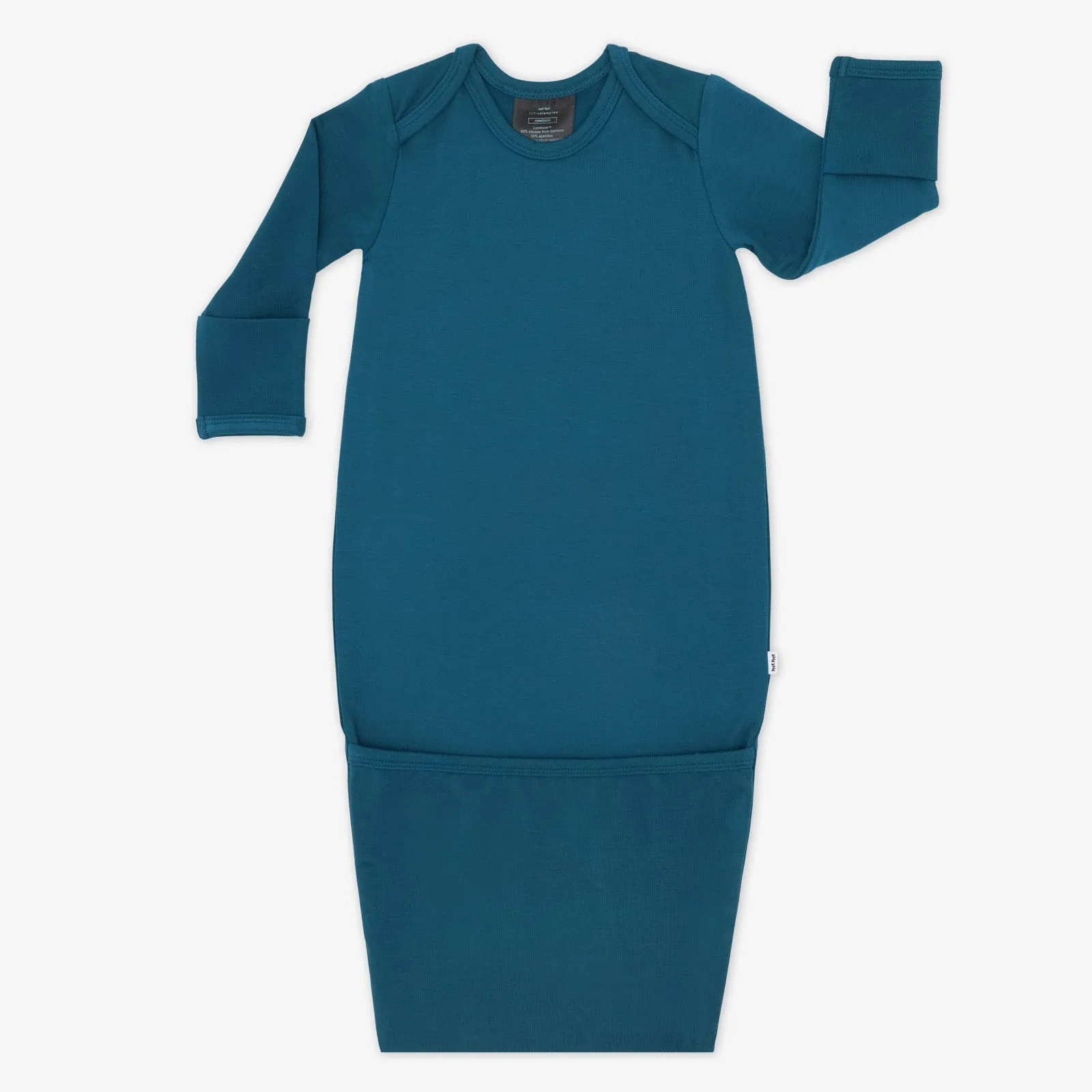 Twilight Teal Cozy Infant Gown